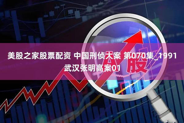 美股之家股票配资 中国刑侦大案 第070集_1991武汉张明高案01